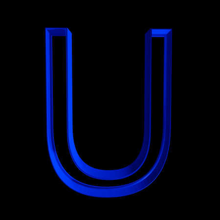 Alphabet Letter Uの写真素材