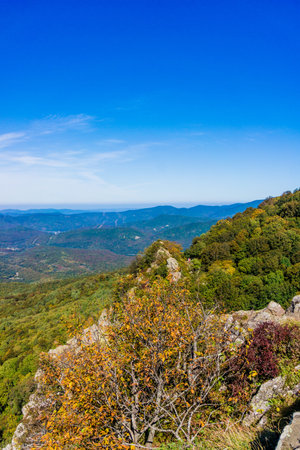MOUNTAIN INDYUK. Gora Indyuk  - Krasnodar Krai, Russia.の写真素材