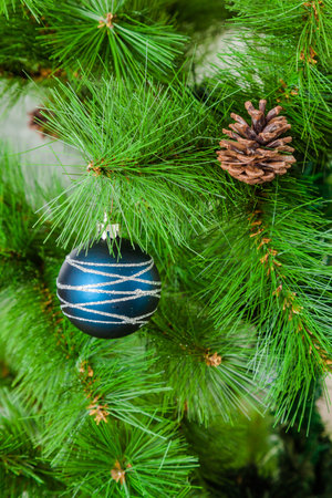 Winter holidays concept. Christmas ball. xmas ball