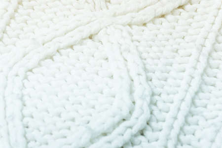 abstract knitted background texture.  Knitted Wool Backgroundの写真素材