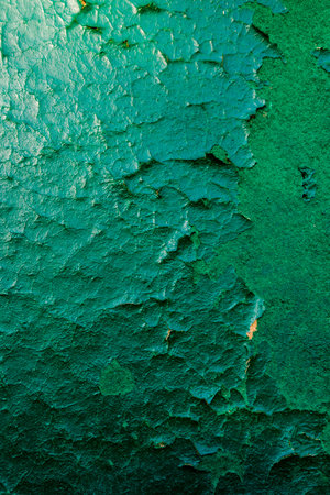Green Grunge Background. old wallの写真素材