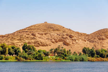 River Nile in Egypt. Life on the River Nileの写真素材