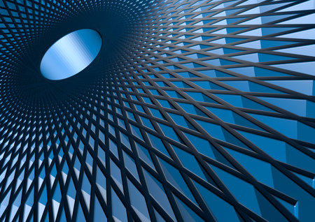 digital technology concept, abstract background. 3D Render.