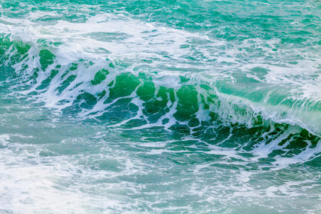 Beautiful sea wave.  ocean water backgroundの写真素材