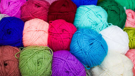 Yarn for knitting.  wool yarnの写真素材