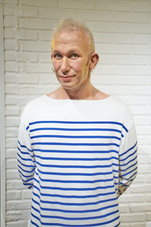 Amsterdam, Netherlands - September 05, 2017:Jean Paul Gaultier, Madame Tussauds wax museum in...