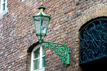 old street light. Street lamps