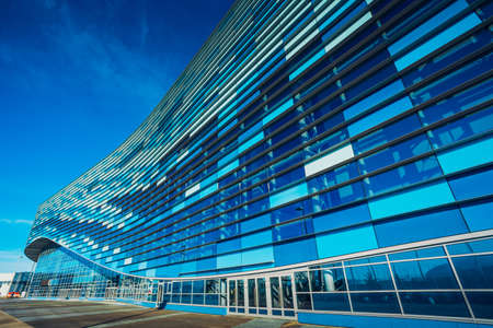 SOCHI, RUSSIA - DECEMBER 12, 2017:  Park in Sochi, Ice Palace in the  Park in Sochiのeditorial素材