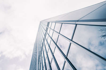 Windows of Skyscraper. Business building. Exterior of buildingの写真素材