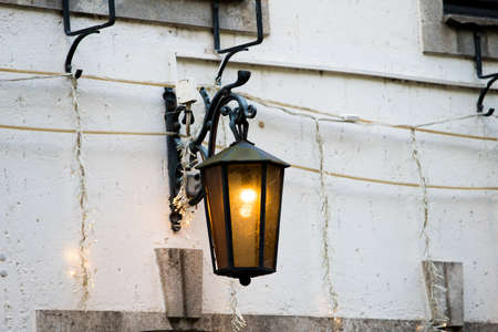Street lamps. Old street lampの写真素材