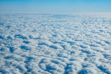 Blue sky and clouds. Cloudscape