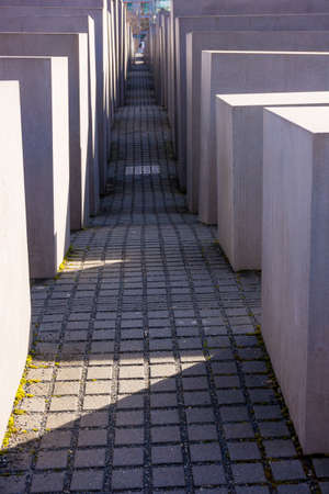 Jewish Holocaust Memorial in Berlinのeditorial素材