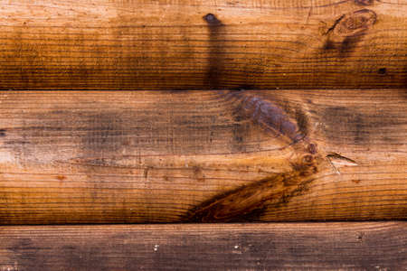 wood texture. Wooden wall from logsの写真素材