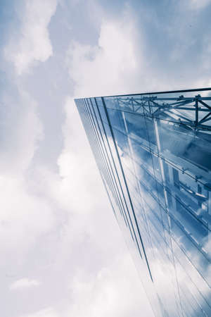 Windows of Skyscraper. Business building. Exterior of buildingの写真素材