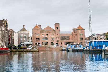 Amsterdam, Netherlands September 5, 2017 : Streets, canals and architecture of Amsterdam. Netherlandsのeditorial素材