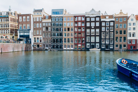 Amsterdam, Netherlands September 5, 2017 : Streets, canals and architecture of Amsterdam....