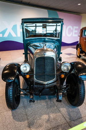 MOSCOW, RUSSIA - MAY 27, 2019: Citroen B Conduite  vintage car at the free of charge exhibition at...