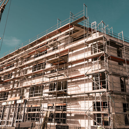 building construction. big building construction