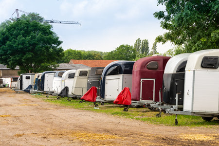 Horse transport boxes. horse trailer