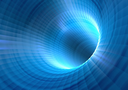 Abstract Blue Concept. Futuristic design
