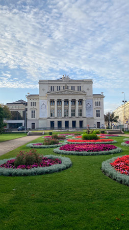 RIGA, LATVIA. Latvian national opera and ballet