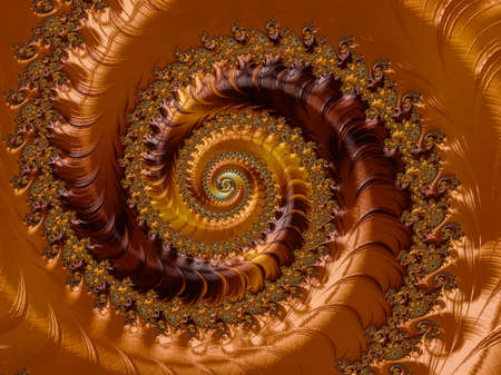 Computer generated abstract fractal artwork for creative designの写真素材