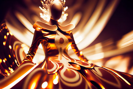 Fashion  Dress. fashion background. Generative AIの素材