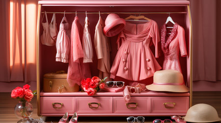 Luxury Chic Collection. Pink Couture. Luxe Pink Panache Galleryの素材
