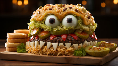 Homemade Monster Burgerの素材