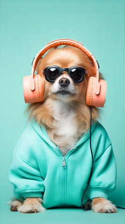 Doggy Musical Bliss. The Musical Canine Companionの素材