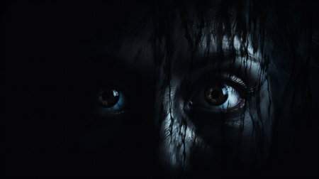Eyes of the Abyss. Portrait in the Realm of Horrorの素材