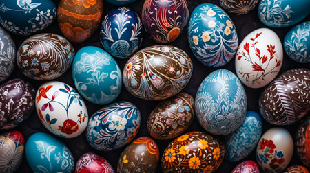 Happy Easter! Easter Egg Elegance from Aboveの素材