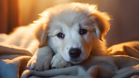 Happy little puppy dogの素材