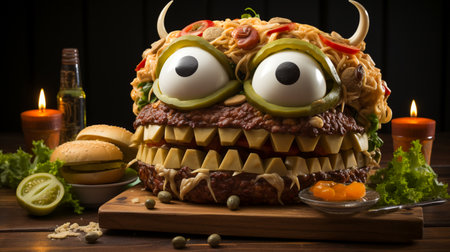 Homemade Monster Burgerの素材