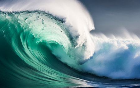 Wave Power. Oceanic Energy Splashの素材