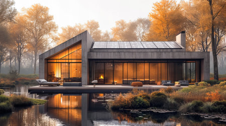 Beautiful Modern Residences. Beautiful Homes in Natureの素材
