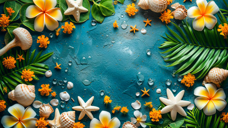 Colorful Summer Backgroundの素材