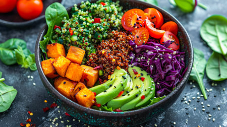 Fresh Vegan Salad Bowlの素材