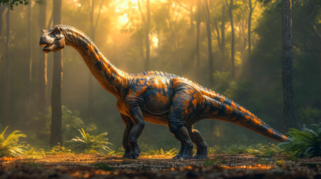 Giant Brachiosaurus.Dinosaur Realms Revealedの素材