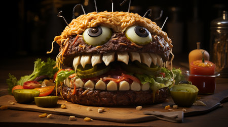 Homemade Monster Burgerの素材