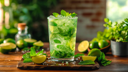 Refreshing Mojito Cocktailの素材