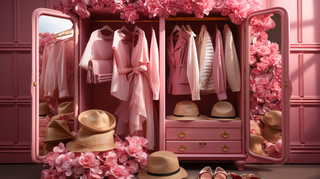 Luxury Chic Collection. Pink Couture. Luxe Pink Panache Galleryの素材