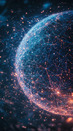 IoT Cloud Infrastructure Visualization in Spaceの素材