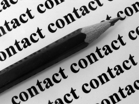 contact    の写真素材