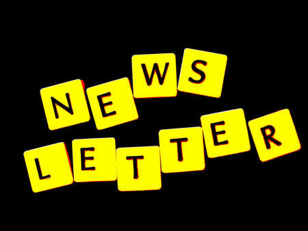 newsletter  の写真素材