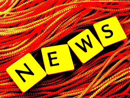 news        の写真素材