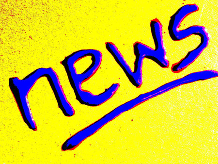 news     の写真素材