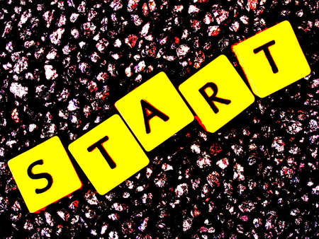 start   の写真素材