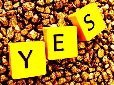 yes       の写真素材