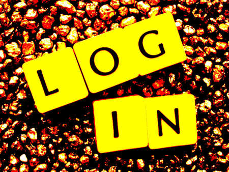 log in   の写真素材